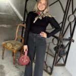Selected Femme Cabala Knit O-Neck Black