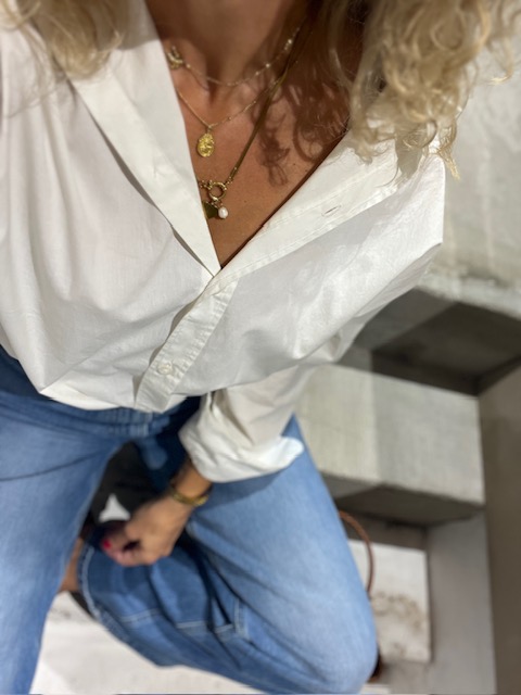 Arnie Says ACR Paper Poplin White