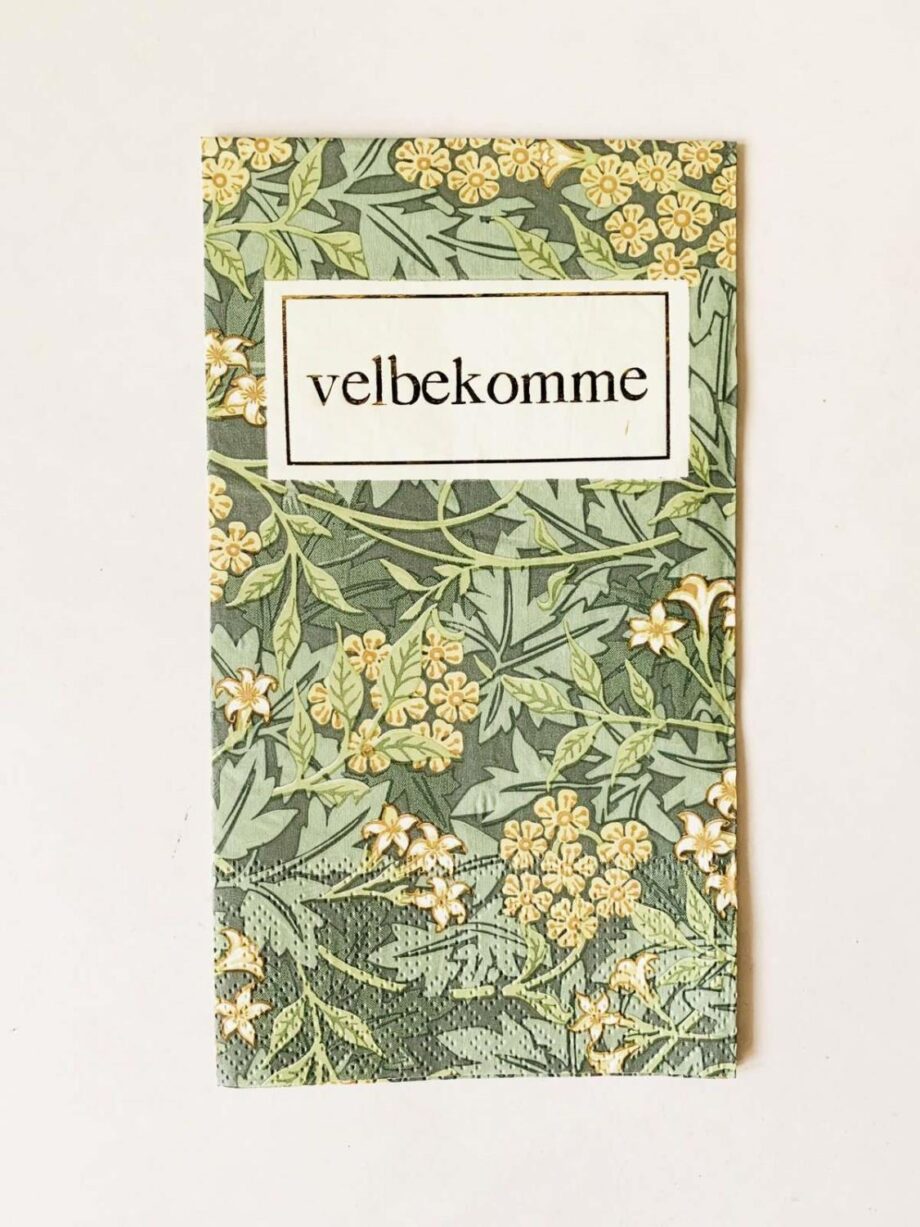 Tred Design Serviett Velkommen