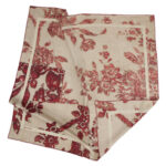 Tapis Noir Classical Beige Pink Scarf