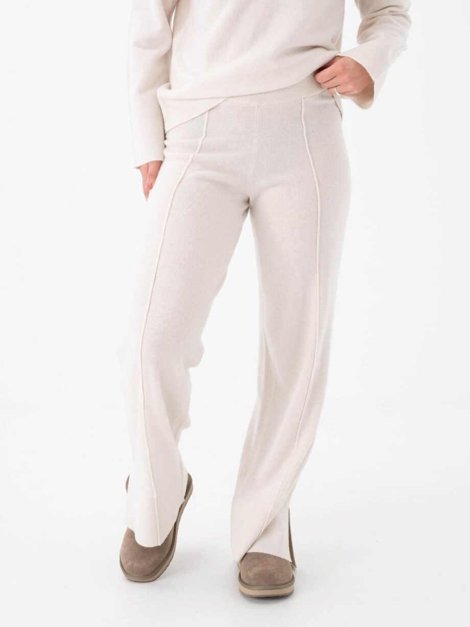 YAS Emilie Knit Pant Birch