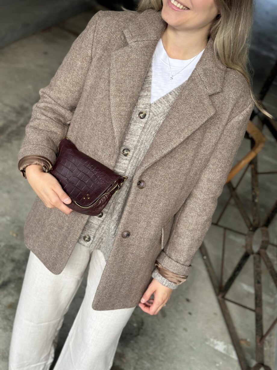Selected Femme Alva Knit Cardigan Steel Grey