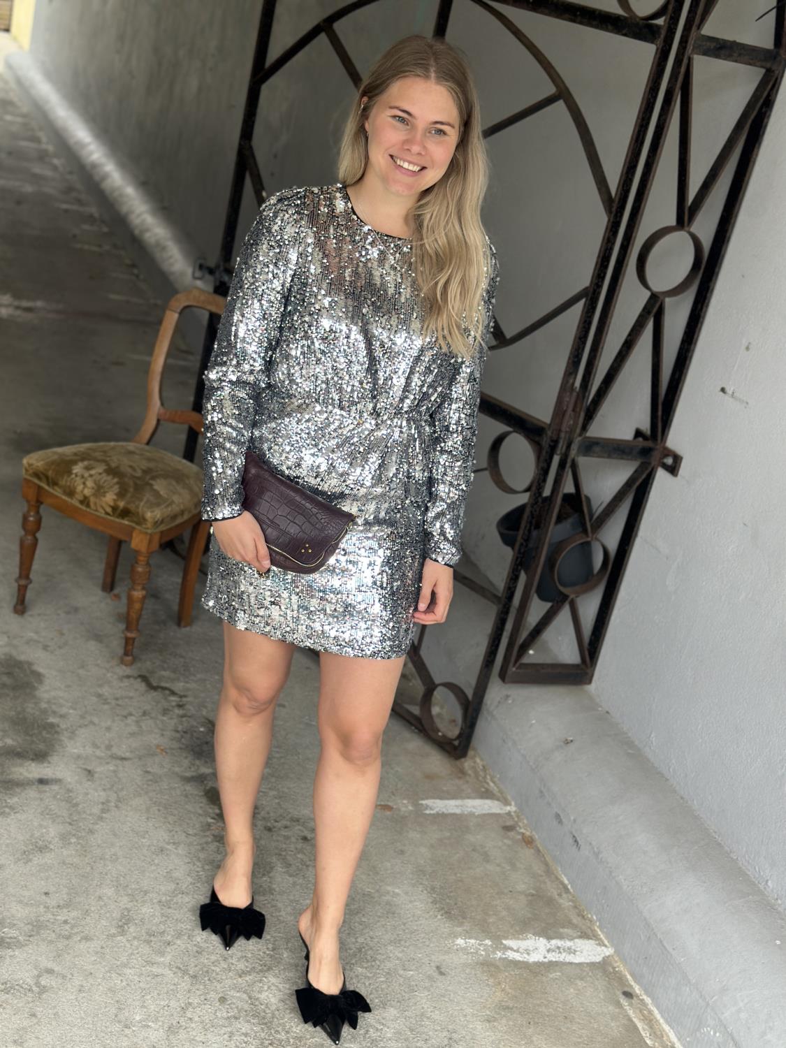 Selected Femme Colyn Short Sequins Dress - Bilde 2