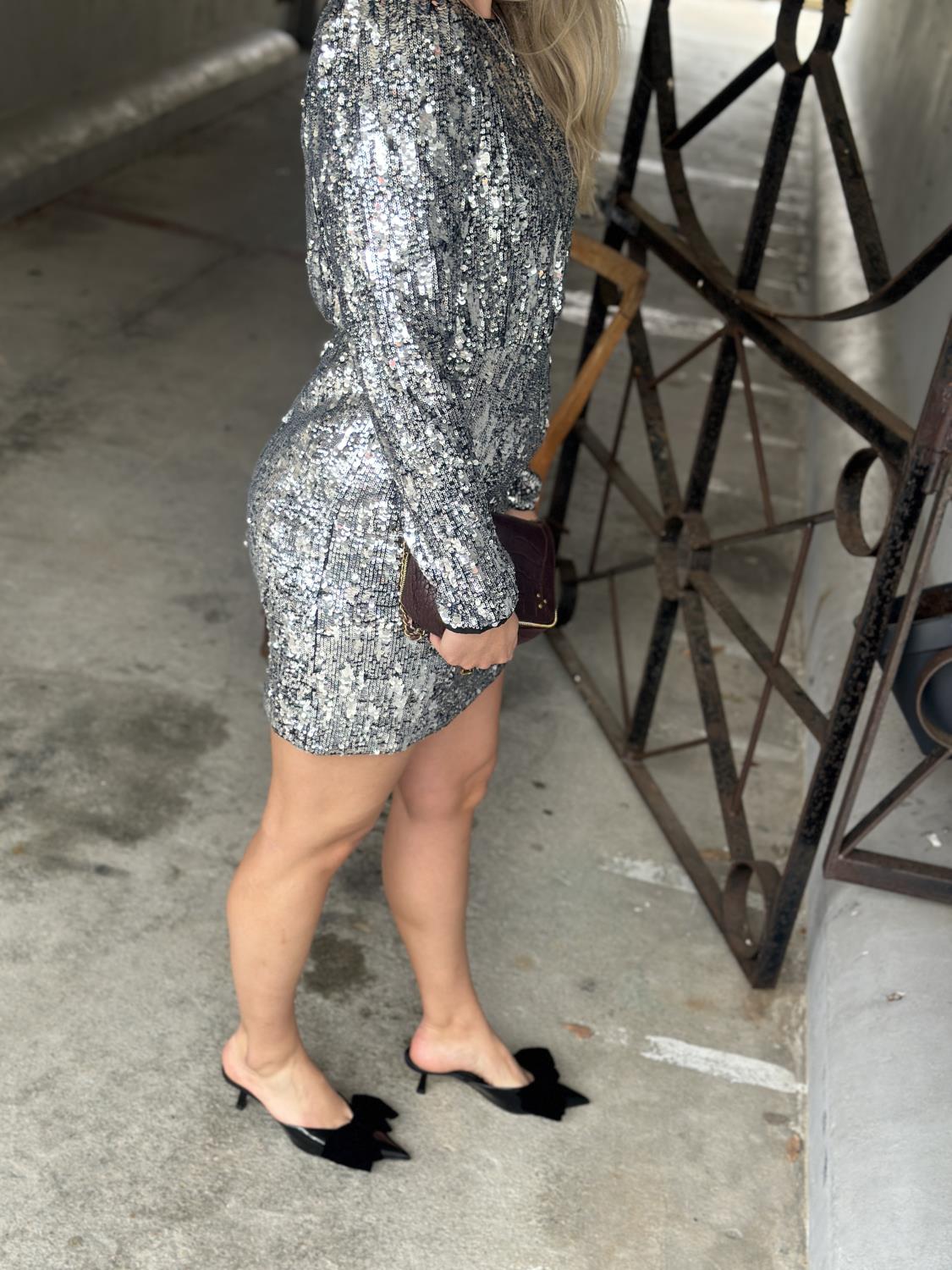 Selected Femme Colyn Short Sequins Dress - Bilde 3