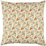 Ib Laursen Pute 60X 60 med andedun Orange/Rosa/Creme