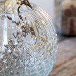 Chic Antique Vase Med Riller og Mønster