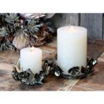 Chic Antique Lysfat med Rosenkrans