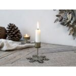 Chic Antique Lysestake med Snøfnugg