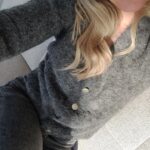 Urban Pioneers Birdie Mohair Cardigan Charcoal