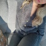 Urban Pioneers Birdie Mohair Cardigan Charcoal