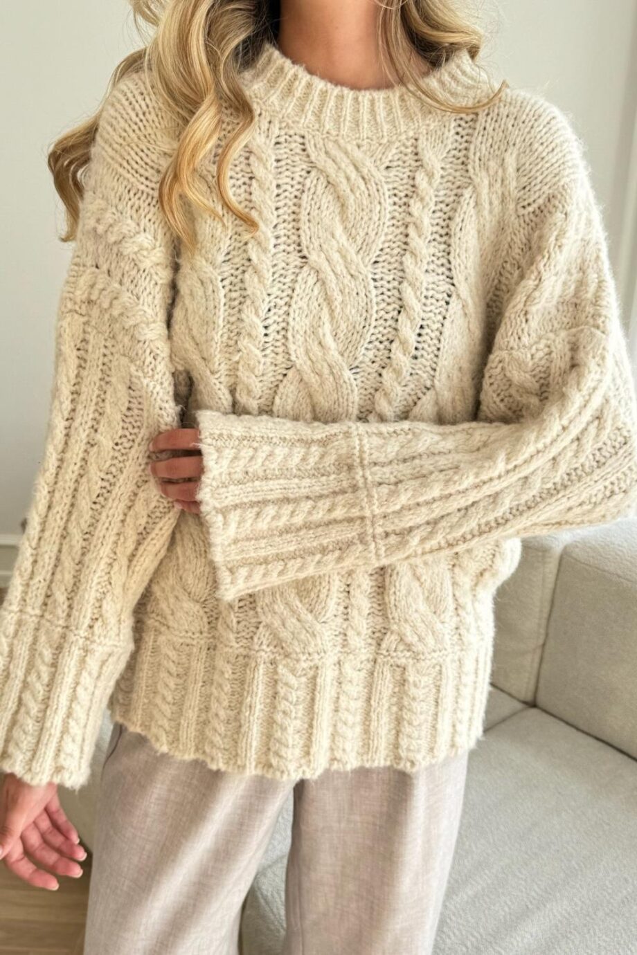 BY IC Kiki Sweater Off White