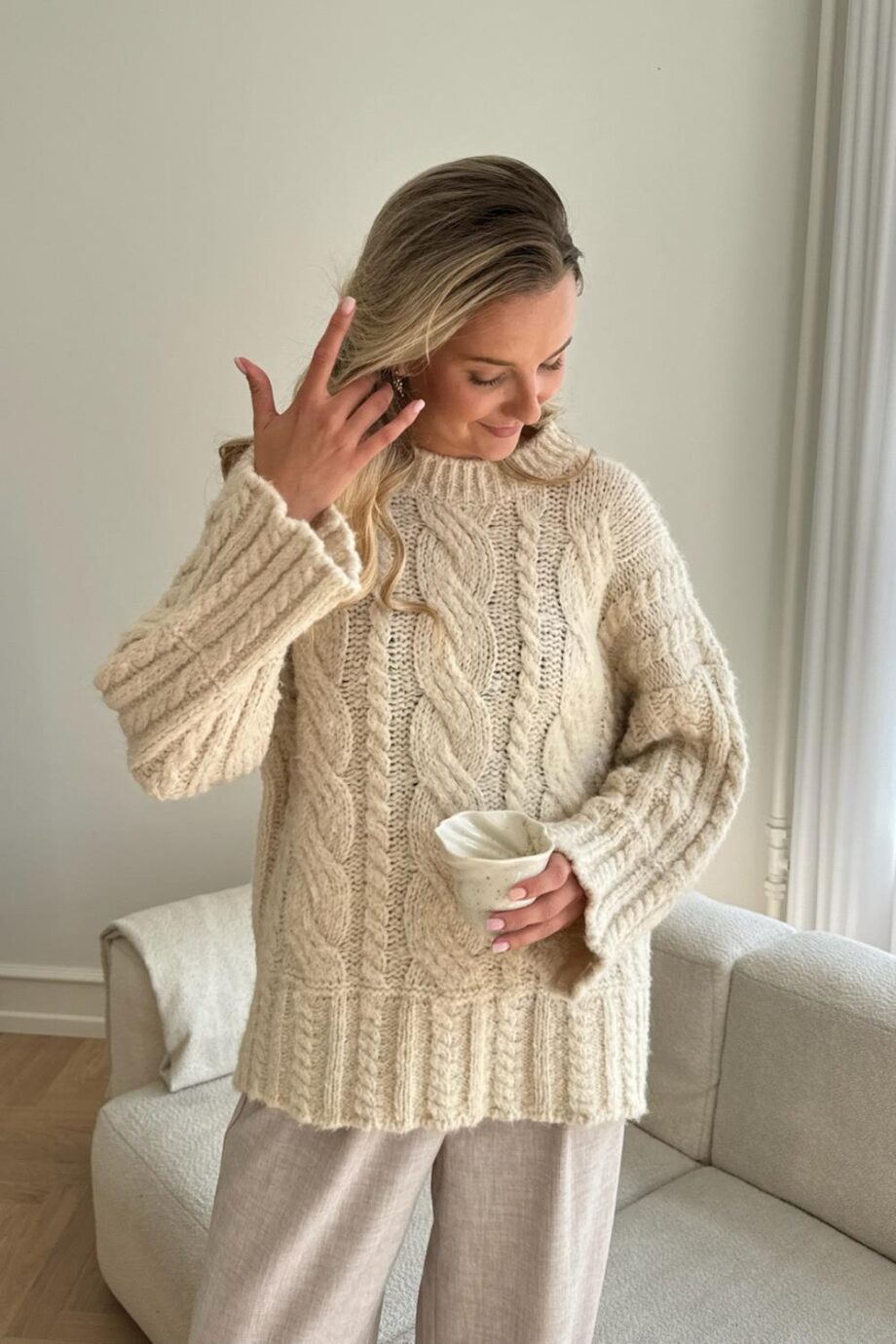 BY IC Kiki Sweater Off White