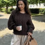 BY IC Nora Sweater Chocolate Brown