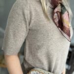 YAS Anni Knit Pullover Taupe Gray