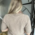 YAS Anni Knit Pullover Taupe Gray