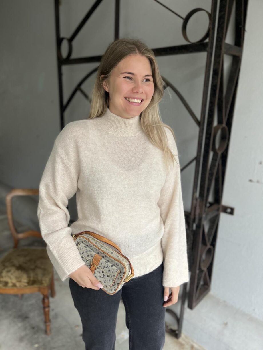 YAS Nellis Knit Pullover Birch