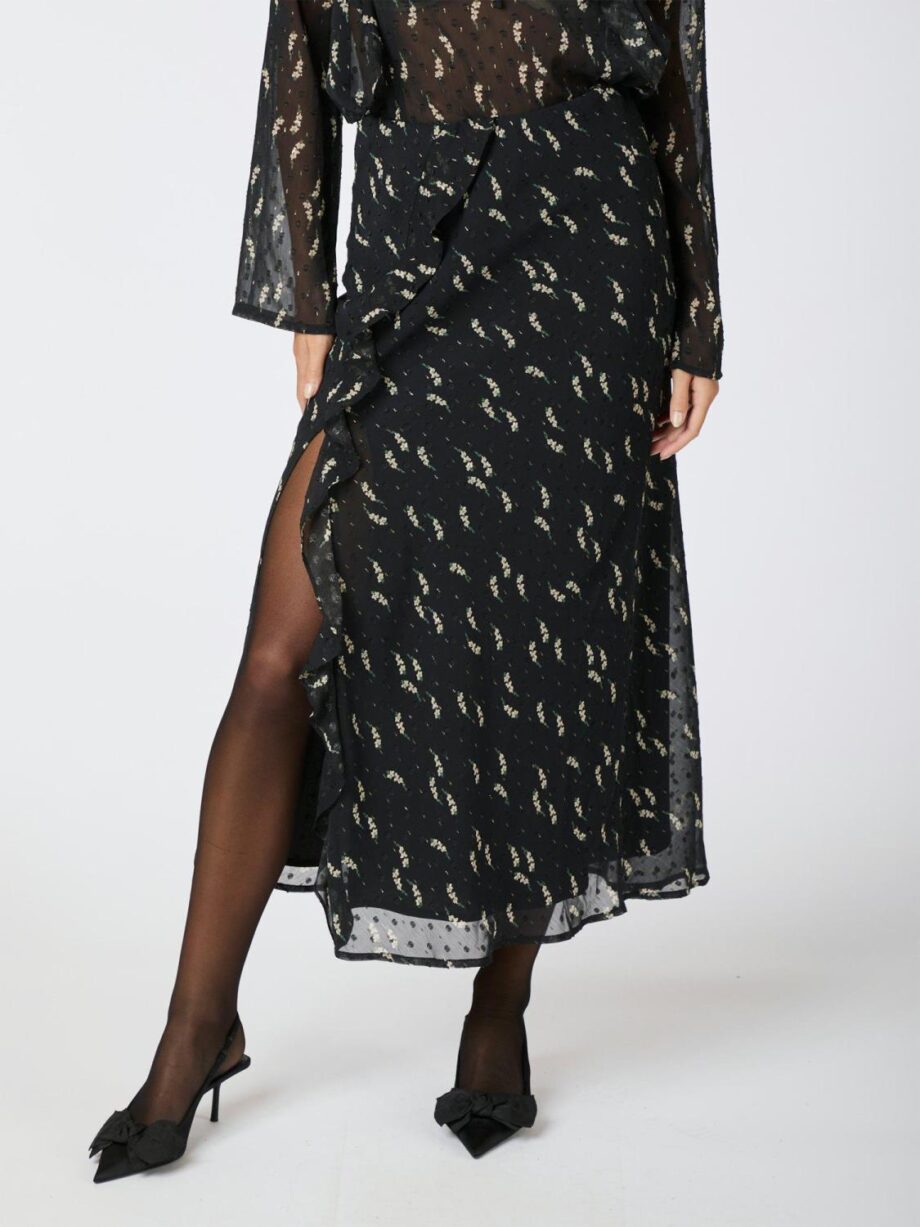 Neo Noir Vinza Flower Branch Skirt