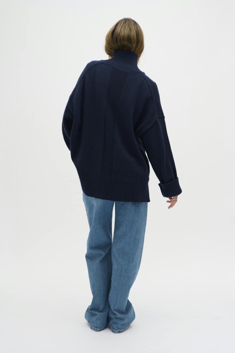 My Essential Wardrobe Lisbon High Neck Navy