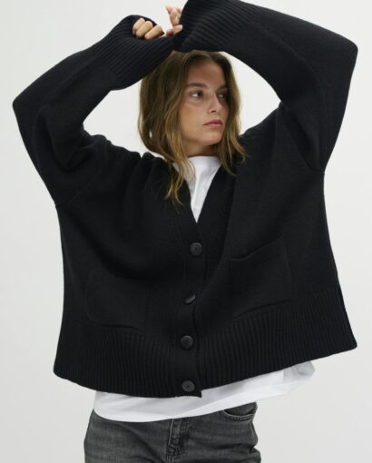 My Essential Wardrobe London Cardigan Black