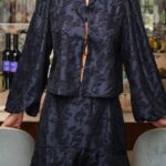 Neo Noir Loui Artwork Skirt