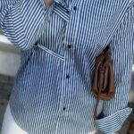 Tomorrow Denim Moussa Transforming Shirt Ibiza Stripe