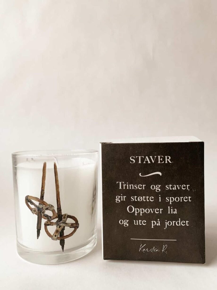 Trend Design Duftlys Bomull Skistaver 8x10cm