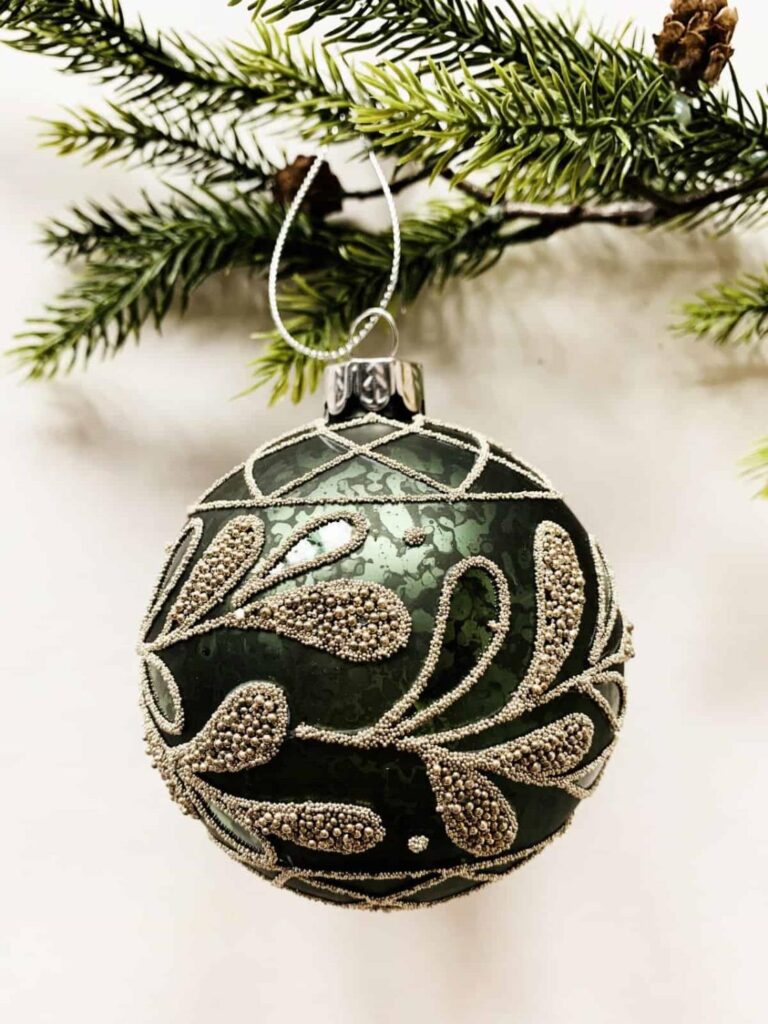 Trend Design Julekule Klassisk D8cm grønn