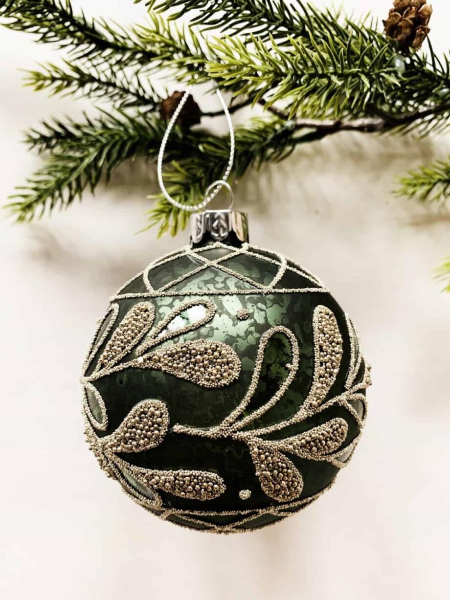 Trend Design Julekule Klassisk D8cm grønn