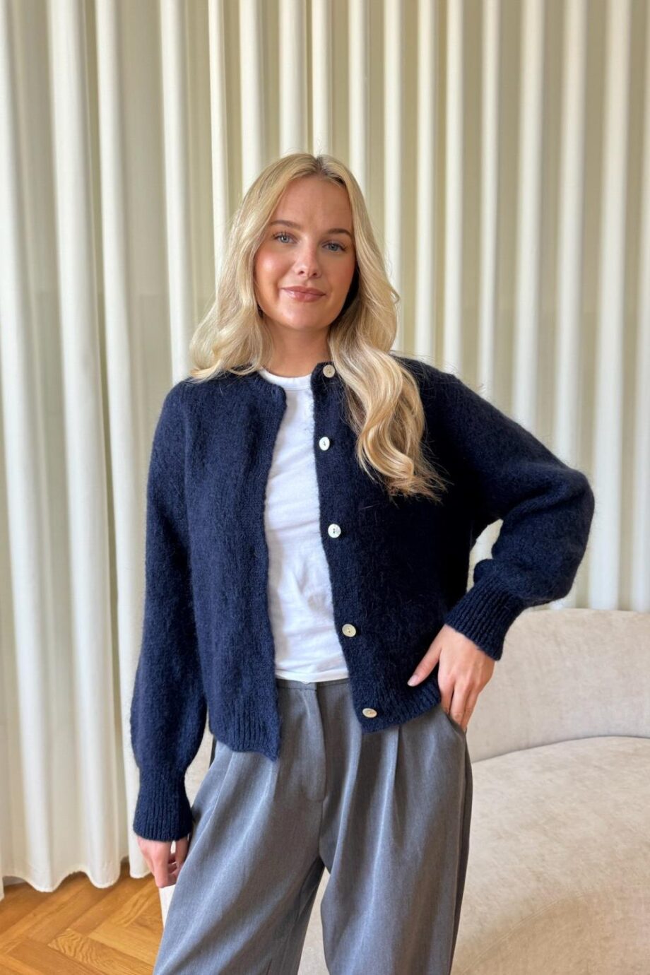BYIC Ida Cardigan Navy