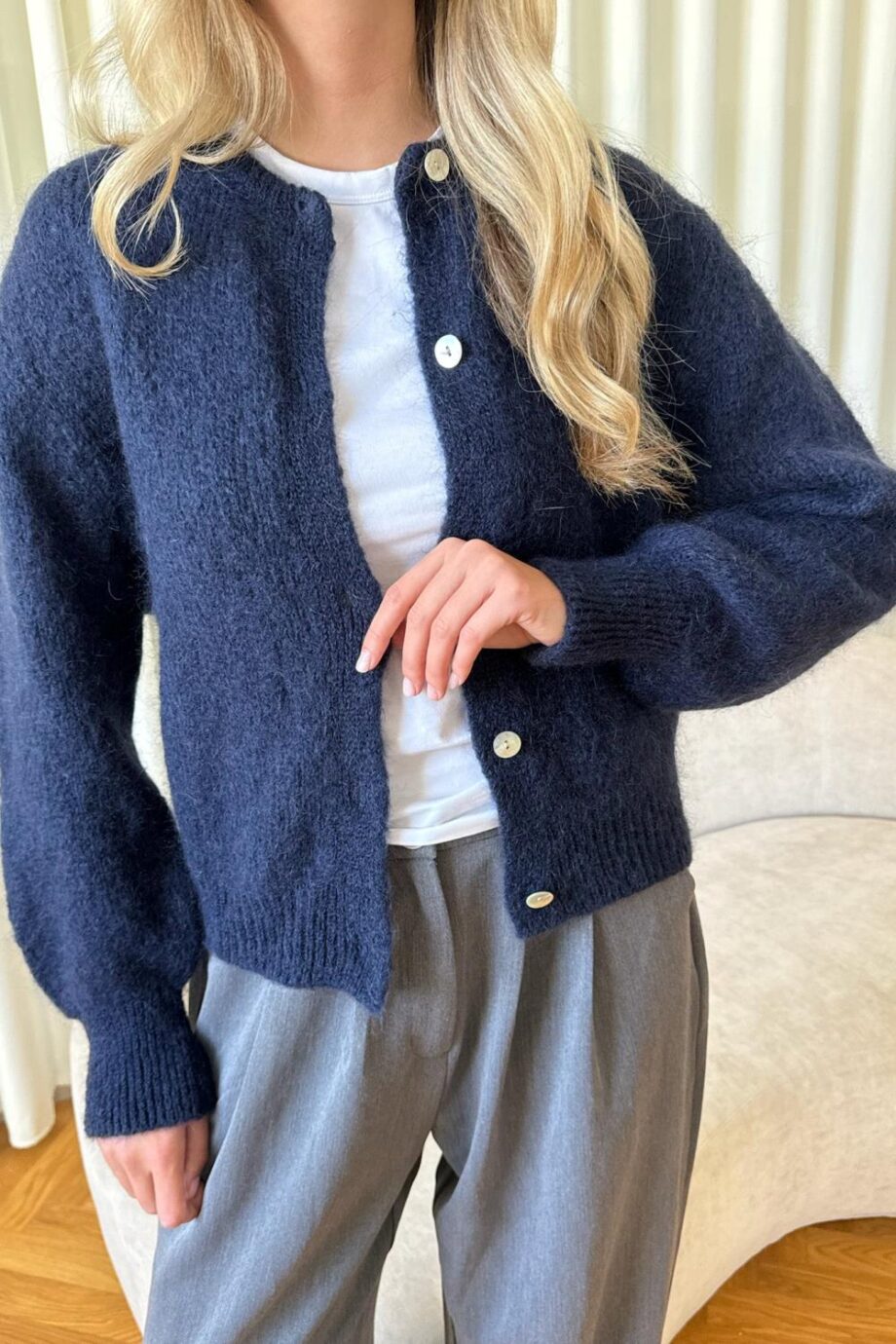 BYIC Ida Cardigan Navy