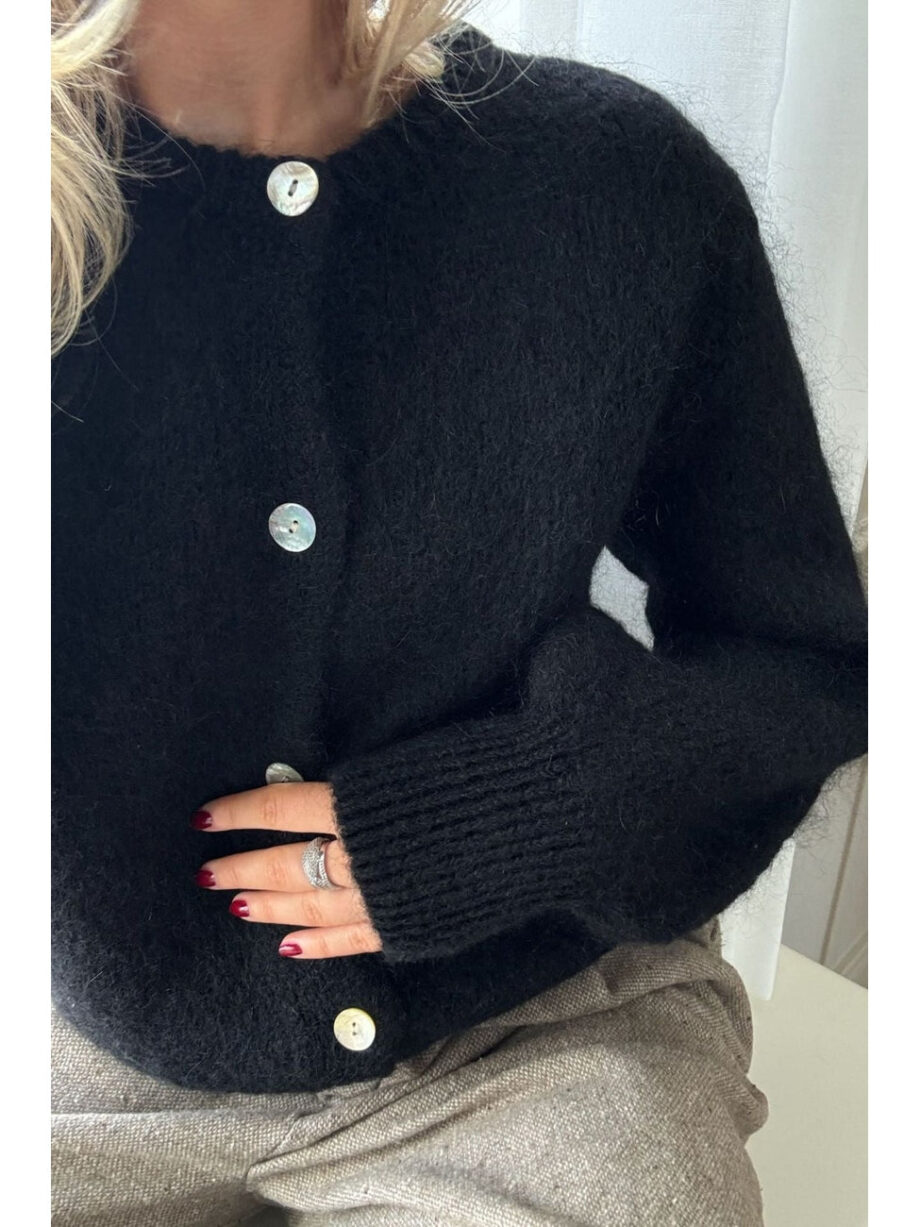 BY IC Ida Cardigan Svart