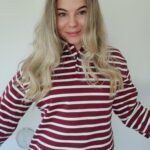 Selected Femme Wada Stripe Collar Top