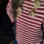 Selected Femme Wada Stripe Collar Top