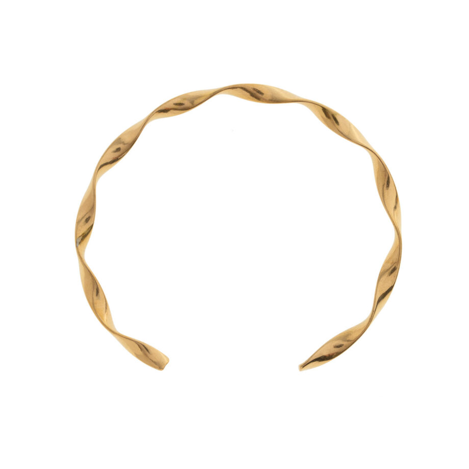 Timi Of Sweden Juniper Wavy Twisted Bangle Armbånd