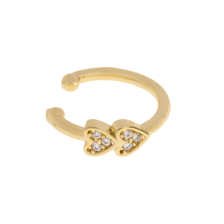 Timi of Sweden Gigi Earcuff Crystal Heart