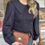 YAS Roma Top Navy Blazer