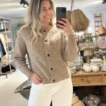 Selected Femme Lulu Cardigan Sepia Tint