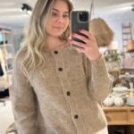 Selected Femme Lulu Cardigan Sepia Tint