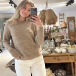 Selected Femme Lulu O-Neck Sepia Tint