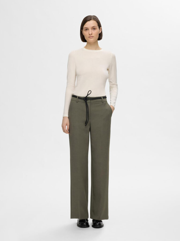 Selected Femme Rita Wide Pant Kalamata