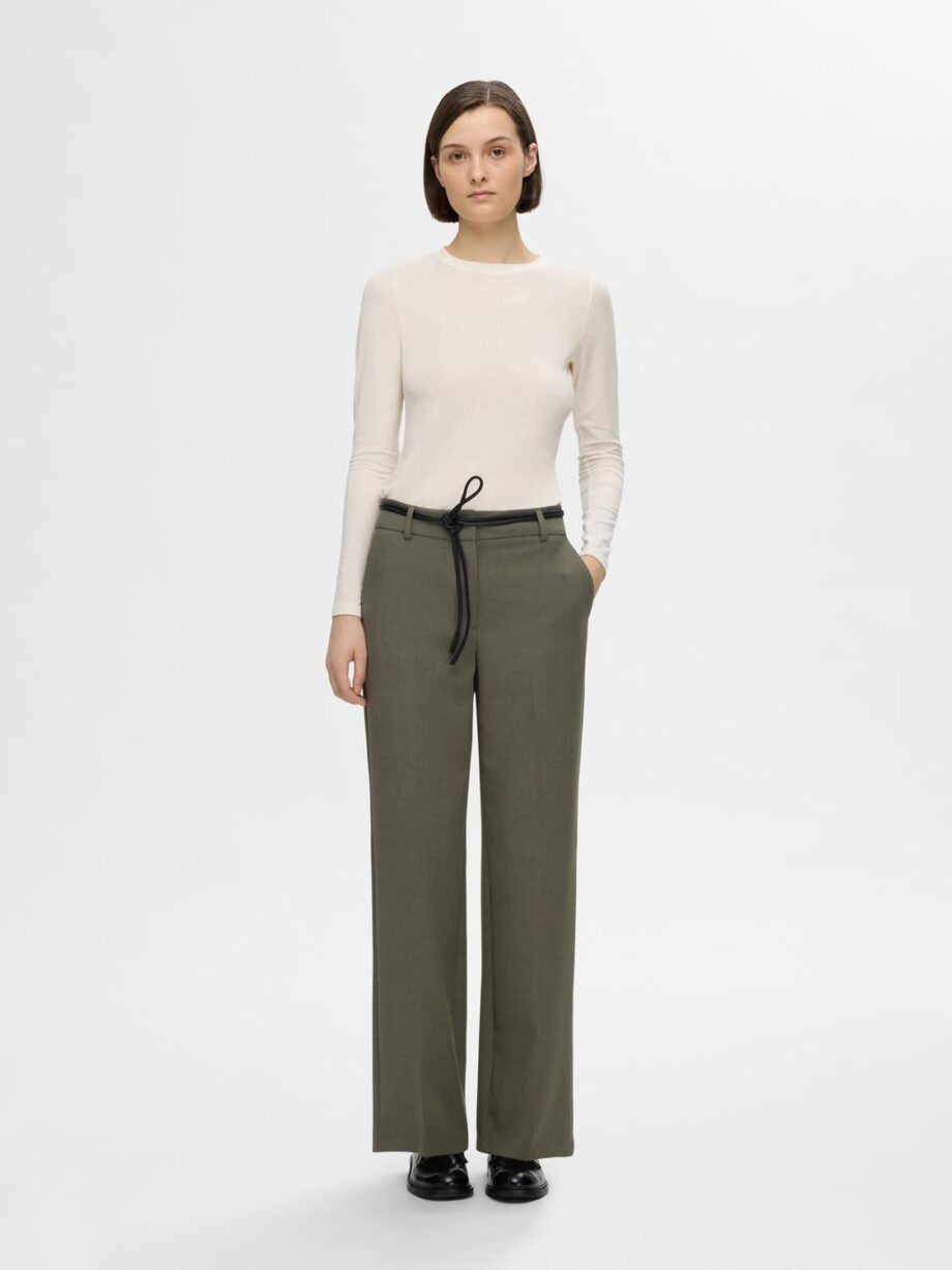 Selected Femme Rita Wide Pant Kalamata