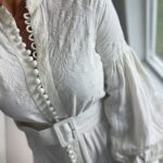 Scarlett Poppies Beyonce Long Dress Antique White