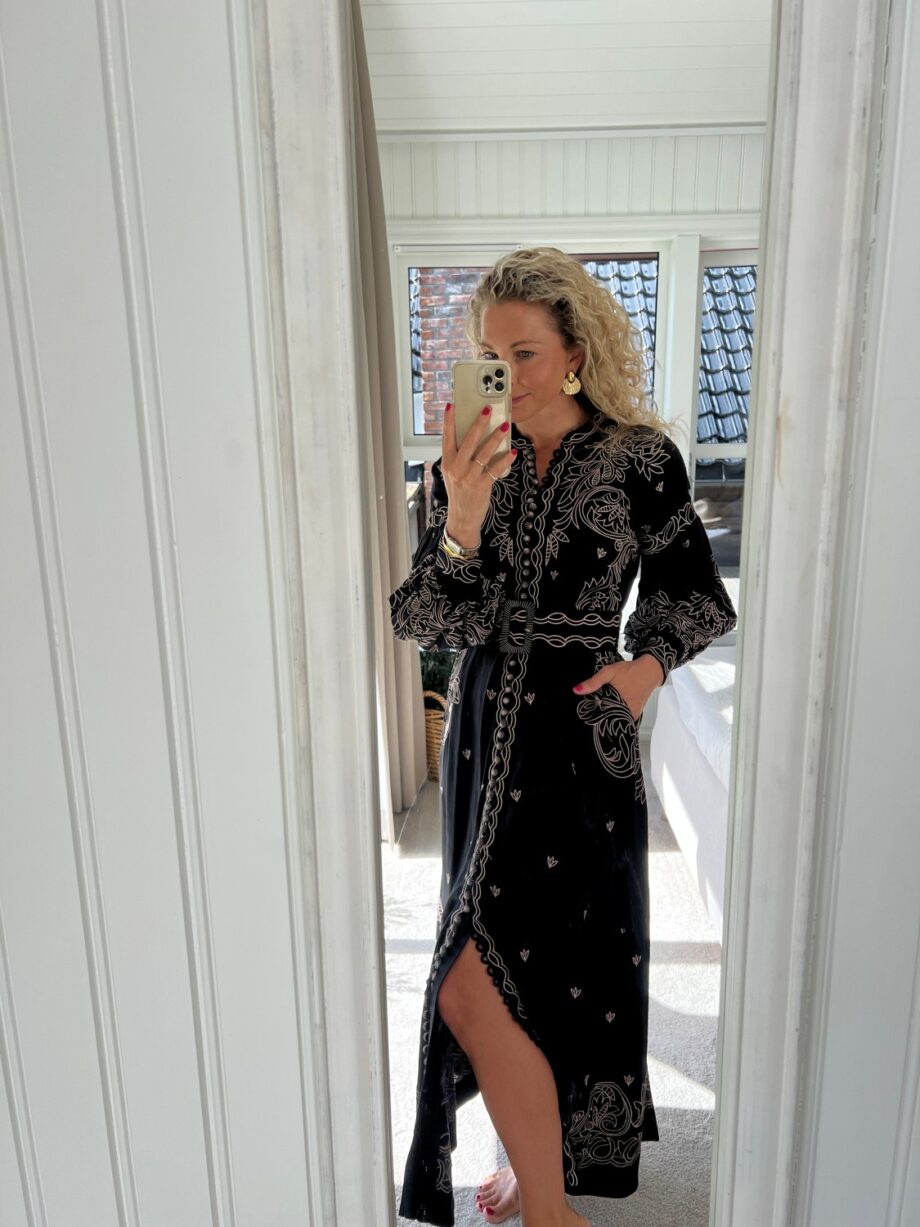 Scarlett Poppies Beyonce Long Dress Onyx Black