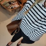 Selected Femme Wada Stripe Black