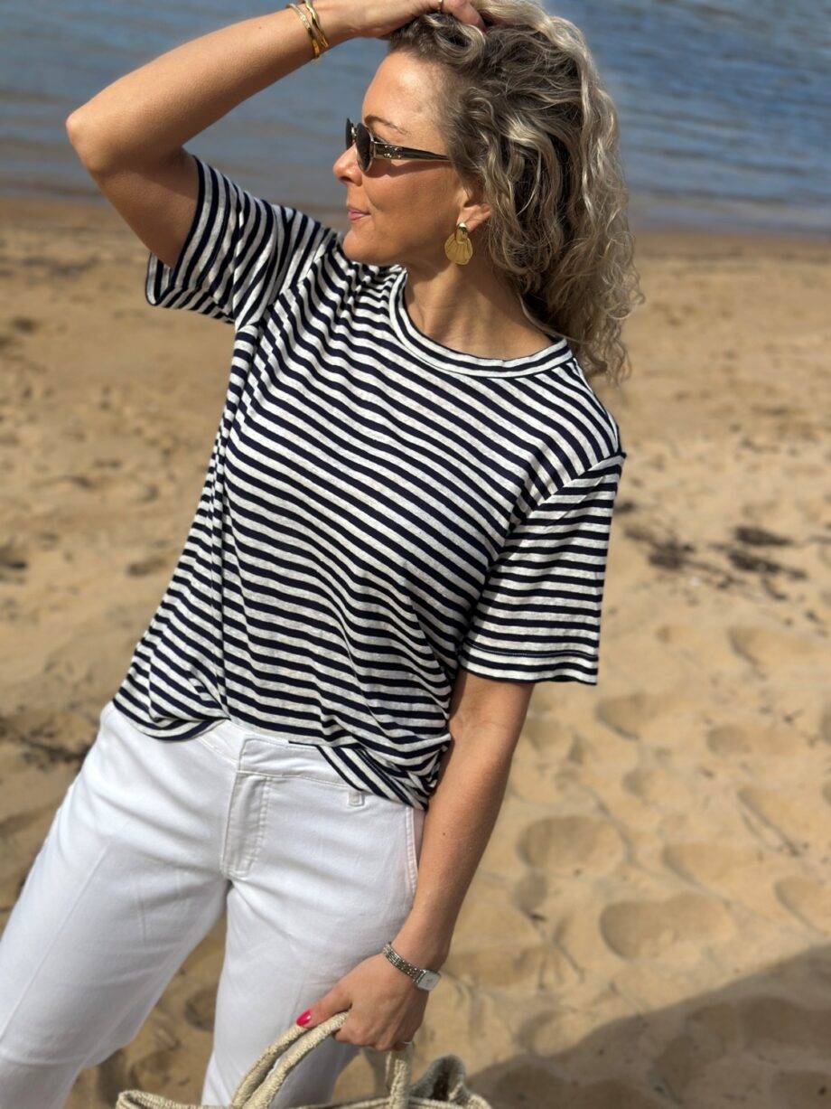 My Essential Wardrobe Lisa Striped Tee