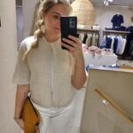 Selected Femme Sia 2/4 Rib Knit Cardigan Birch