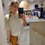 Selected Femme Sia 2/4 Rib Knit Cardigan Birch