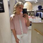 Selected Femme Sia 2/4 Rib Knit Cardigan Mauve