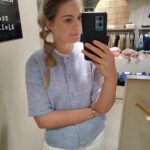 Selected Femme Lulu 2/4 Knit Cardigan Blue