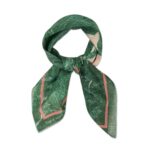 Tapis Noir Light Green Toile Scarf 67x67